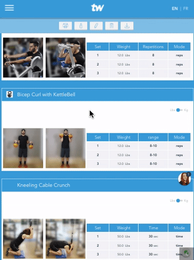 Share Workouts Online